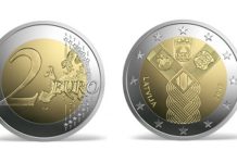 Bank of Latvia to issue 2 Euro coin commemorating Baltic independence