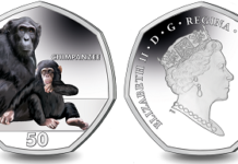 Series featuring primates struck in the name of Gibraltar