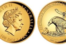 New Australian coin features the Wedge-tailed Eagle