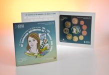 Italian Circulation Coin Set with 2 Euro Commemorative Coin