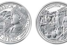 Aguntum: Austrian Mint Issues New Silver Coin in the series “Rome on the Danube”