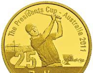 Coins for The Presidents Cup score a ‘hole in one’