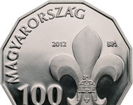 100 years Hungarian Scout Association marked in silver