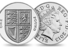 Thirty years £1 coin