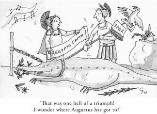 Recently, in front of the Roman temple of Jupiter Capitolinus …