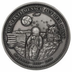 03b_Degussa Thaler 1oz Silber Antik Finish 50 Jahre Mondlandung@Degussa Gold…