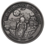 03b_Degussa Thaler 1oz Silber Antik Finish 50 Jahre Mondlandung@Degussa Gold…