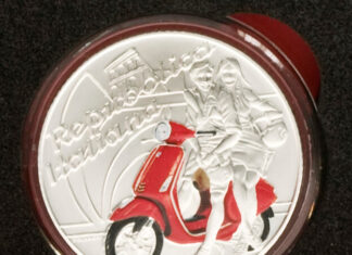Vespa on il Tricolore Coins