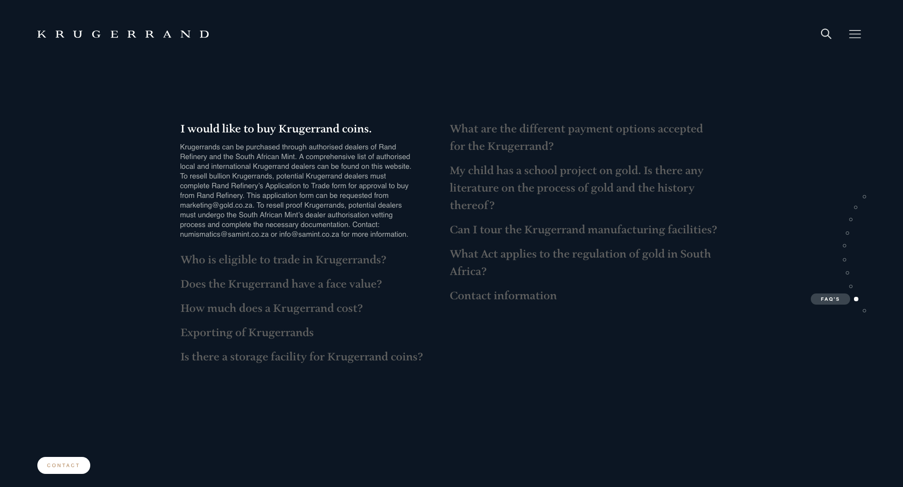 Official Krugerrand Website Online - CoinsWeekly