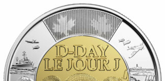 Canadian circulation coin honours Canadians who fought at D-Day