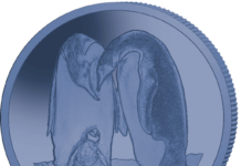 Pobjoy mints Emperor Penguin in Blue Titanium