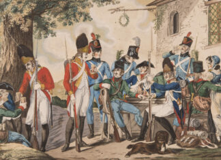 Handsome men for ‘Frau Hauptmannin’