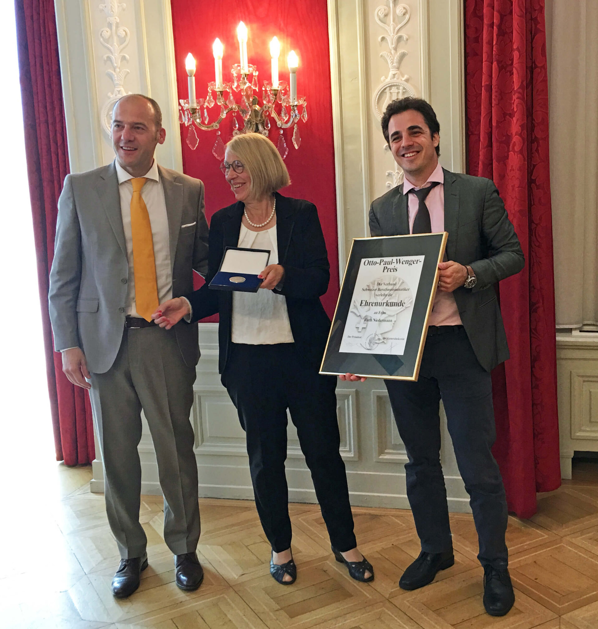 Ruth Niedermann received Otto Paul Wenger Prize CoinsWeekly