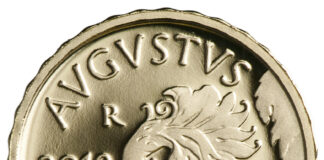 Augustus featured on modern coin