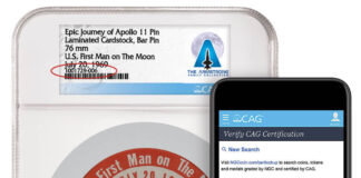 Verify CAG-certified Collectibles at the CAG Website