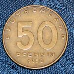 Foto 07, 50 Pfennig DDR VS 1949 und 1950