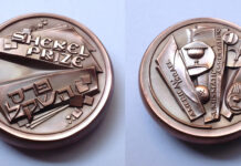 Shekel Prize Medal Awarded to the Late Alex Abezgauz