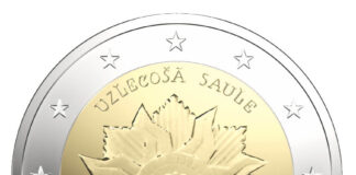 Latvijas Banka Issues 2 Euro Commemorative Coin “The Rising Sun”