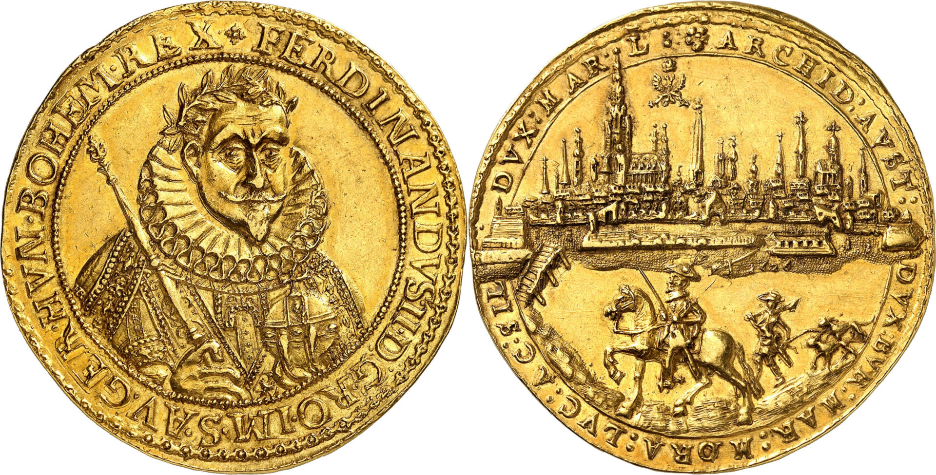 Монета Фердинанд 16 век