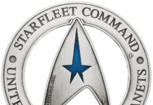 Star Trek’s Star Fleet Command Emblem as a Set of Coins