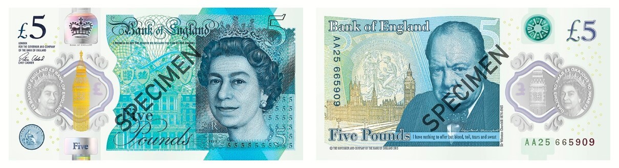 £ 5 Note Surprising Number of Polymer £5 and £10 Banknotes Replaced Due to ...