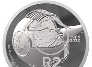 South African Mint Celebrates Invention of the Retinal Cryoprobe