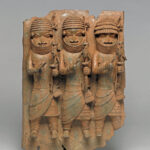 01_Relief plaque made of brass cast