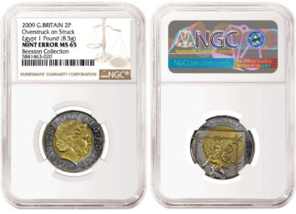 NGC Certified Beeston Collection of British Error Coins