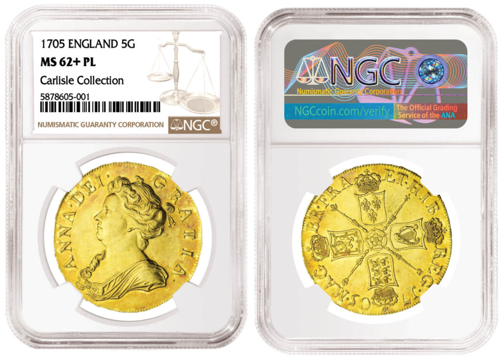 NGC-Certified English Gold Coin Realizes Over $300,000 in Spink Sale