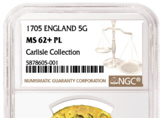 NGC-Certified English Gold Coin Realizes Over $300,000 in Spink Sale