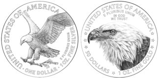 American Eagle 2021 Features New Reverse Designs