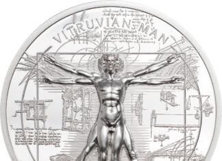 Numismatic Puzzle: Vitruvian Man