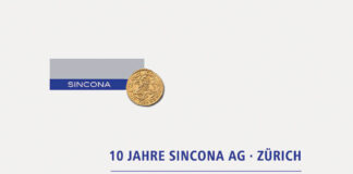 10 Years of SINCONA AG Zurich – A Numismatic Commemorative Publication