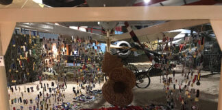 Army Flying Museum Shows Mass Art Installation of Mini Medals