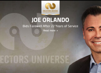 Joe Orlando Steps Down as CEO of Collectors Universe