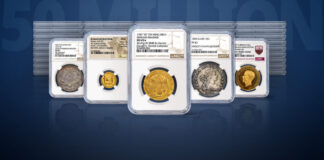 NGC Certified 50 Million Coins, Tokens and Medals