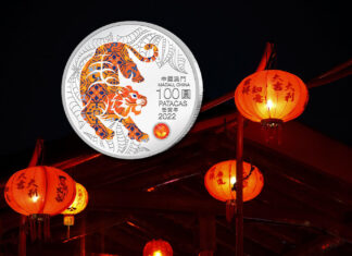 Singapore Mint Launches the 2022 Macau Lunar Tiger Coins