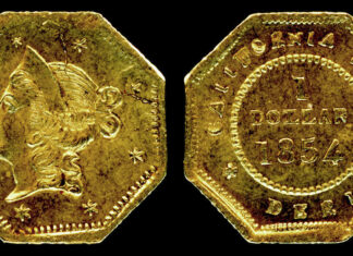 New 1854 Period 1 California Fractional Gold Dollar Variety Discovered