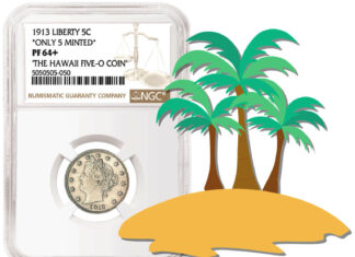 Over $4 Million For Hawaii Five-O 1913 Liberty Nickel