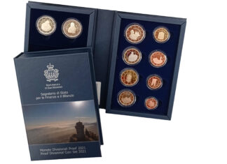 San Marino’s Official Coin Set 2021 With 2 Euro Commemorative Coins