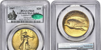 Iconic Saint-Gaudens Ultra High Relief Gold Coin Sells for $4.75 Million