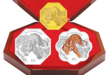 Singapore Presents 2022 Year of the Tiger Chinese Almanac Coins