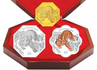 Singapore Presents 2022 Year of the Tiger Chinese Almanac Coins
