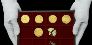 Metal Detectoring Couple Finds Gold Coins