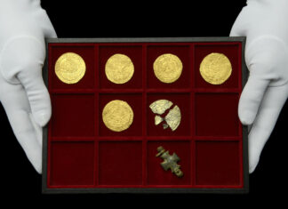 Metal Detectoring Couple Finds Gold Coins