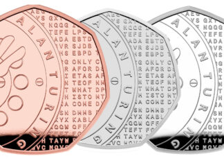 Royal Mint Celebrates Codebreaker Alan Turing on 50 Pence Coin