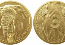 South Africa Presents Big 5 Elephant Bullion Coin