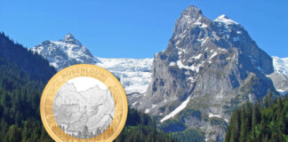 Switzerland Issues Bi-metal Coin “Rosenlaui Glacier”