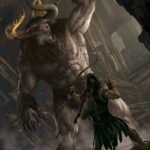 11-24. The Minotaur, concept art by Guang Yu Tan, 2018 © Assassin’s Creed™ & Ubisoft Entertainment. All rights reserved